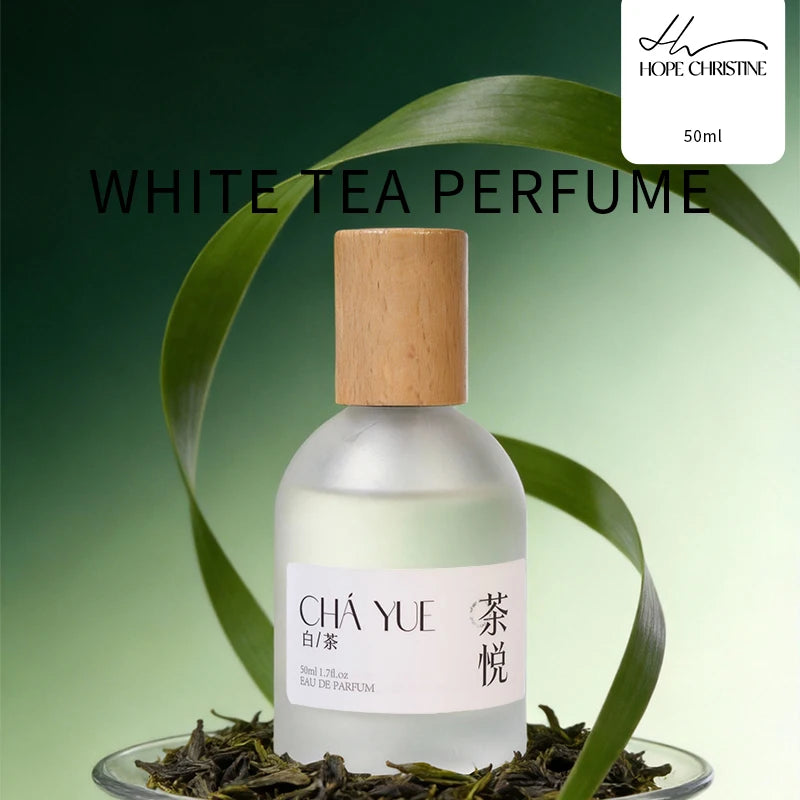 Niche Unisex White Tea Perfume Original Brand Pure Clean Mild Scent Long Lasting Neutral Light Fragrance Casual Daily Use