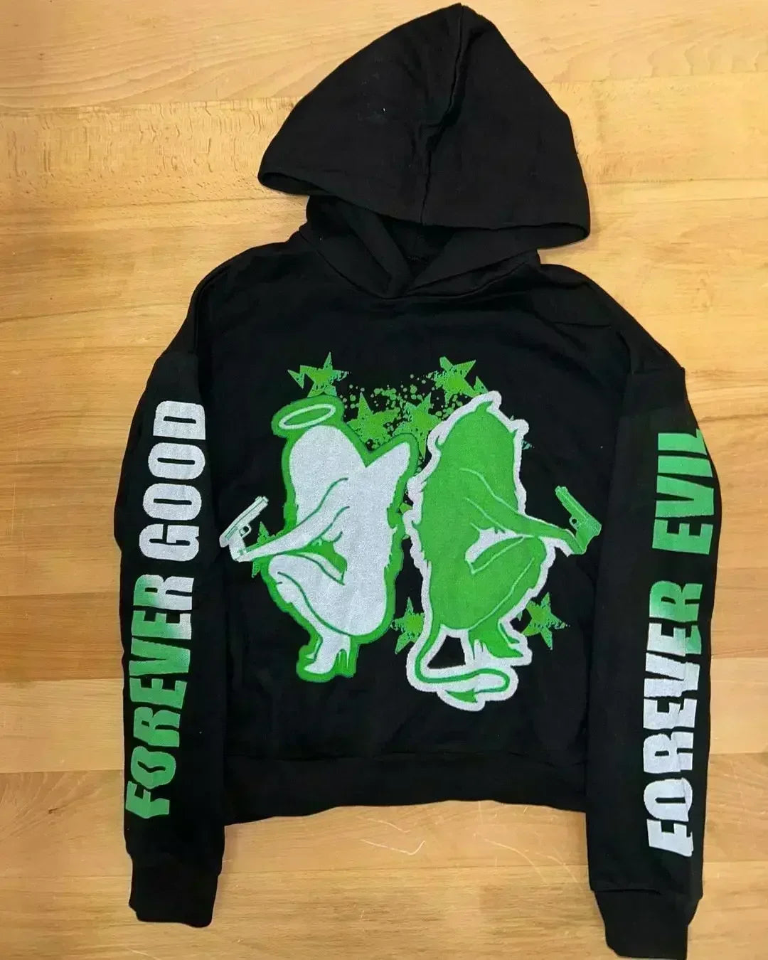 Y2k Droland Miller Scare Hoodies Women Gothic Punk Streetwear Grunge Top Sweatshirt Oversized Harajuku Hip Hop Hoodie Clothes