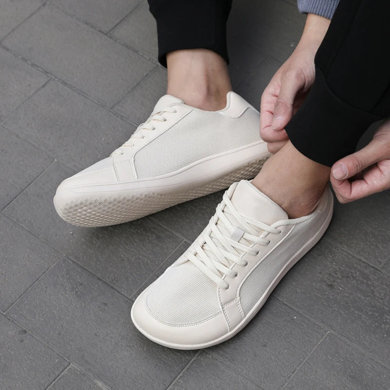 Wide Toe Casual Shoes for Men and Women Barefoot Soft Sole Flats Non Slip Walking Footwear Plus Size Comfortable