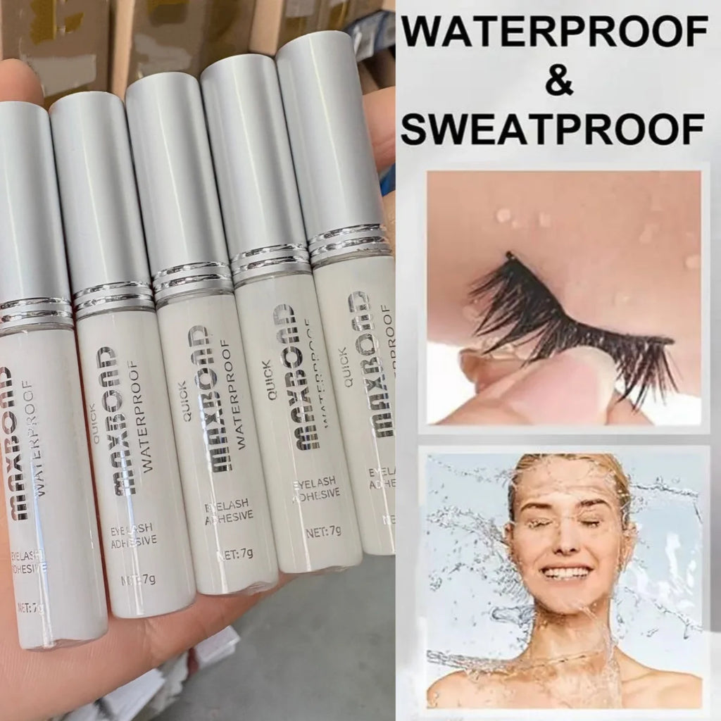7G Long-Lasting Super Strong Styling Eyelash Glue Waterproof Natural Look Non-Irritating Quick-Drying Applicator for DIY Eyelash