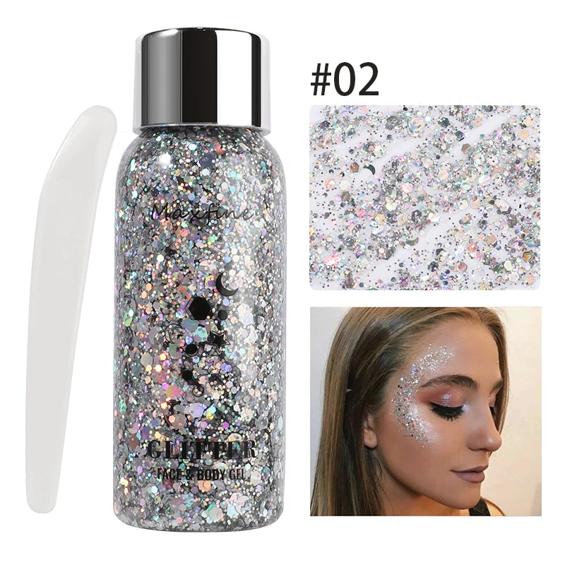 Shimmer Sparkle Body Face Glitter Parties and Makeup Art  Safe for All Skin Type Easy to Apply Long Lasting