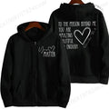 Dear Person Behind Me Zip Up Sweatshirt,You Matter Zipper Hoodies,You Are Enough Zip Jacket Coats,Mental Health Matters Hoodies