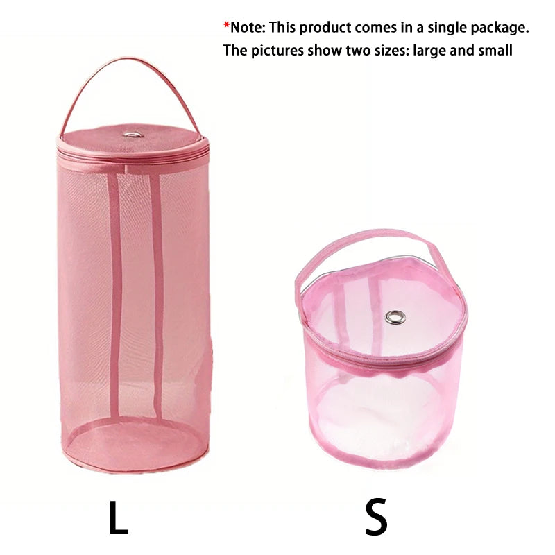 1 PC，Portable Yarn Storage Bag Hollow Mesh Knitting Wool Yarn Bags Crochet Yarn Handbag Organizer Weave Tools Sewing Accessories