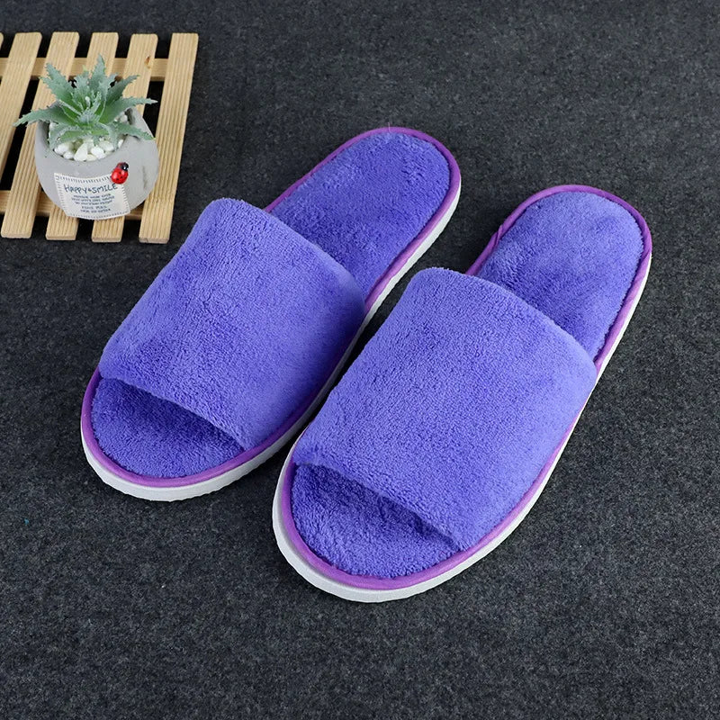 Winter Plush Slippers Faux Fur Home Shoes Open Toe Indoor Slippers Couple Floor Flats Shoes Home Warm Furry Slipper women Slides