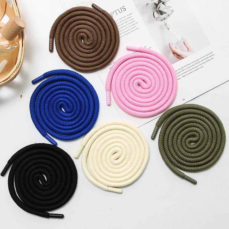 135CM 9mm Round Garment Drawstring Cord Waistband Sweatpants Drawstring Strap Hoodies Thread Shoes Band DIY Accessories TJ21678