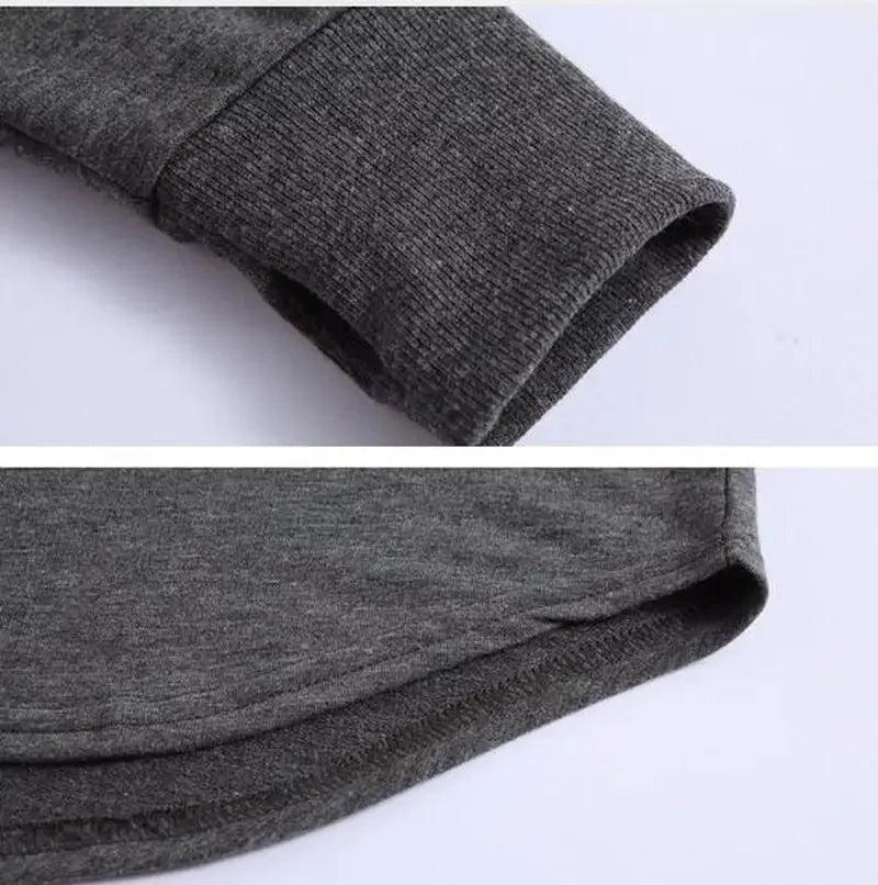 Quality Hip Hop T Shirt Full Mens Long Sleeve T-Shirt with Thumb Hole Cuffs Tees Shirts Curve Hem Men Street Wear Tops Plus Size