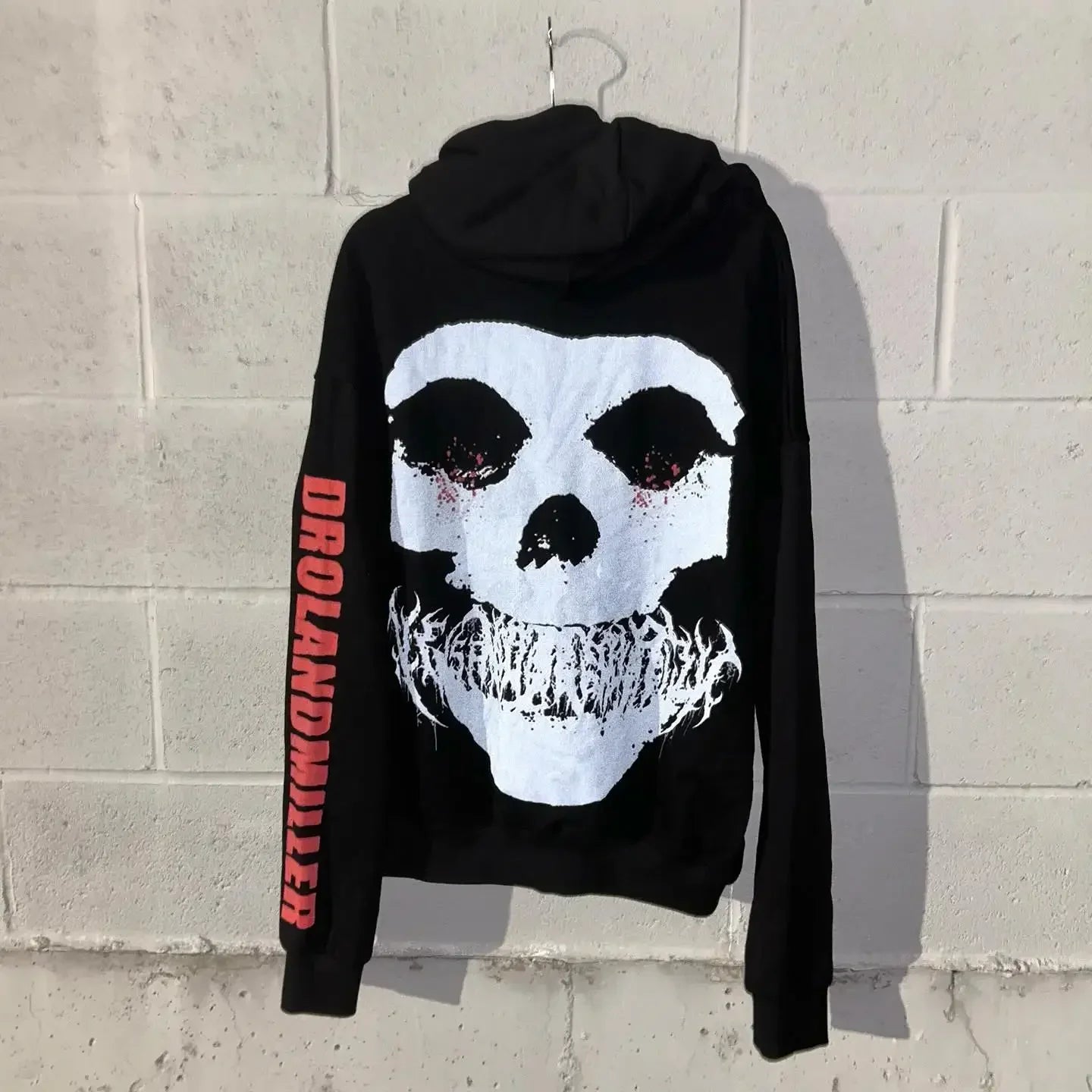 Y2k Droland Miller Scare Hoodies Women Gothic Punk Streetwear Grunge Top Sweatshirt Oversized Harajuku Hip Hop Hoodie Clothes