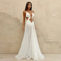 Sexy Hollow Out Party Dress Sleeveless Backless Mesh Maxi Female Evening Dresses 2025 Spring Summer Club Beach Slip Lady Robe