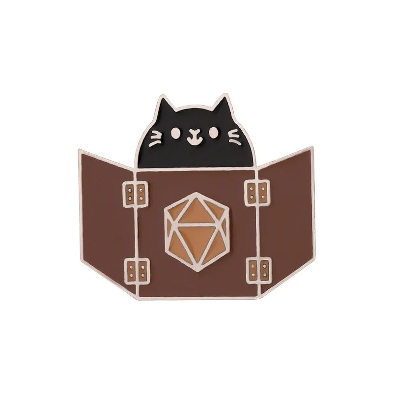 Cute Black White Cats Enamel Pins Certified Cat Lady Cartoon Kitty Claw Animal Brooch Lapel Badge Fashion Friends Jewelry Gifts
