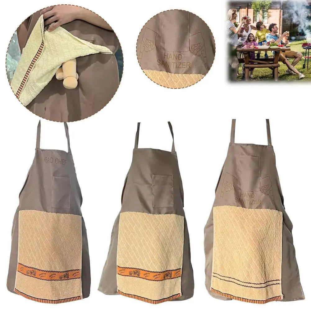 1/2pc Chef's Prank Apron Creative Prank Aprons For Men The Ultimate Gag Gift Surprise Hiding In The Pocket Funny Gifts Art Apron