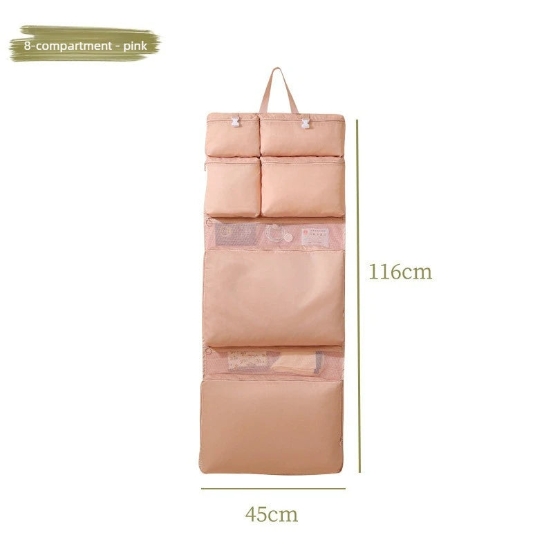Travel Hanging Storage Bag Portable Foldable Multi Pocket Organizer for Clothes Accessories