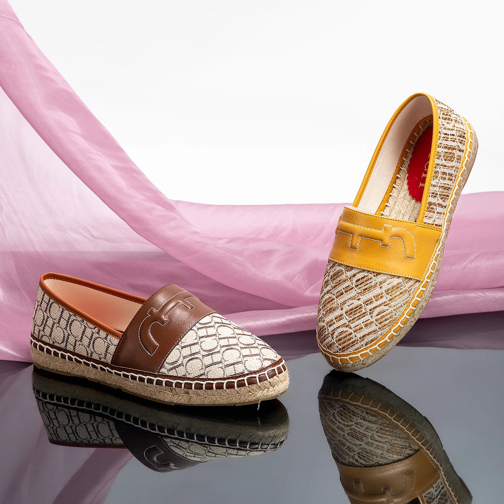 Retro Classic Style New Women's Flat Shoes Letter Print Design Women's Casual Fisherman Shoes Fashionable and Versatile