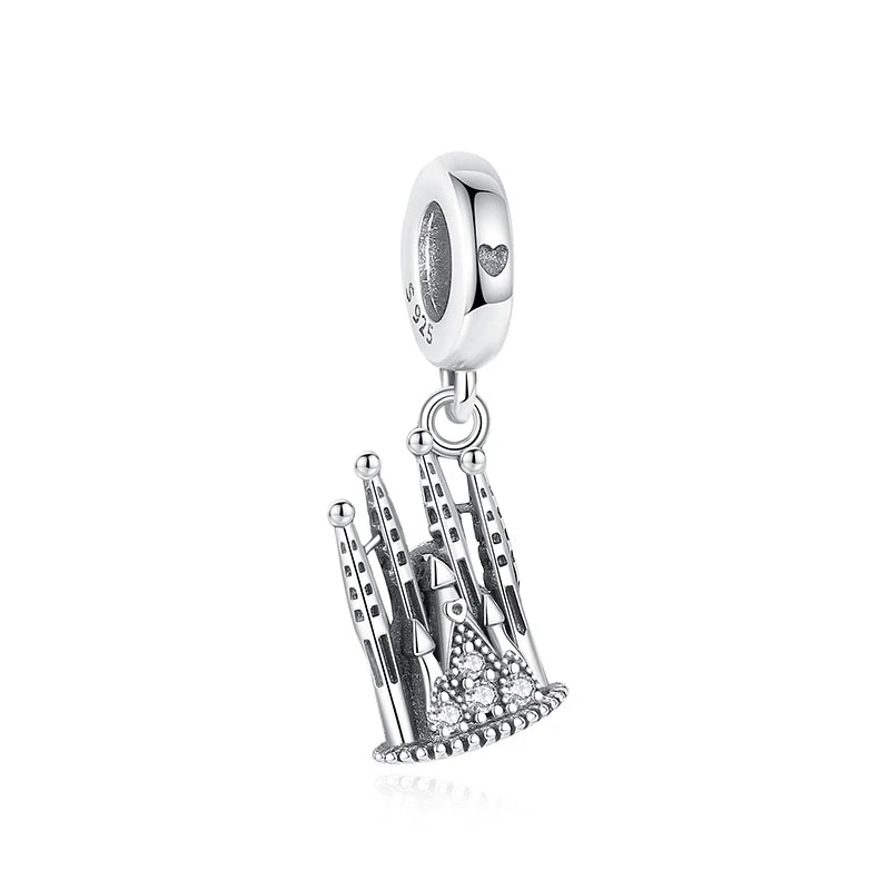 Original 925 Sterling Silver Charms Love Travel London Bus Suitcase Paris Beads Fit Brand Bracelets Necklaces Women DIY Jewelry