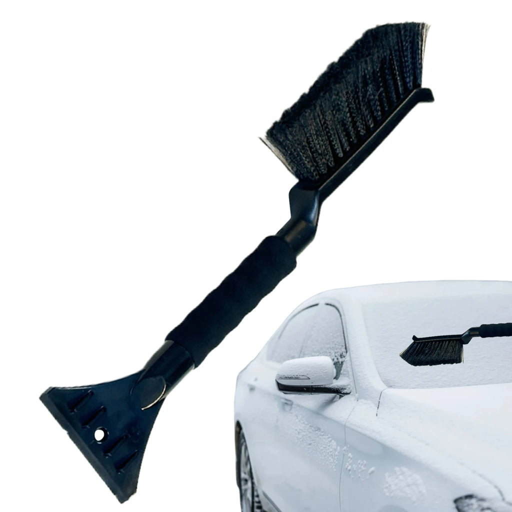 Car Snow Brush And Ice Scraper 2 In 1 Car Scraper Snow Brush Ergonomic Foam Grip Window Ice Scraper Snow Cleaner For Car SUV