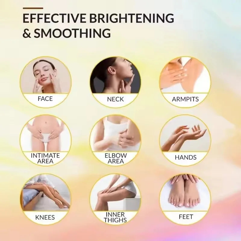 Kojic Acid Body Whitening Soap Deep Skin Bleaching Brighten Body Scrub Knees Intimate Parts Armpits White Nourishing Care Soap