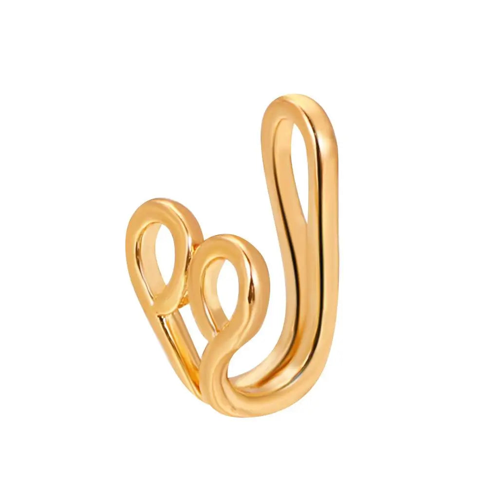 Men Women Nose Ring Clip Fake Septum Piering Rock Hip Hoop Punk Stainless Steel Body Jewelry Non Perforation Nose Clip Ring 2026