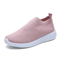 Women Sneaker Summer Elastic Force Mesh Breathable Flat Ladies Slip on Casual Sports Shoes Comfortable Vulcanize Shoes