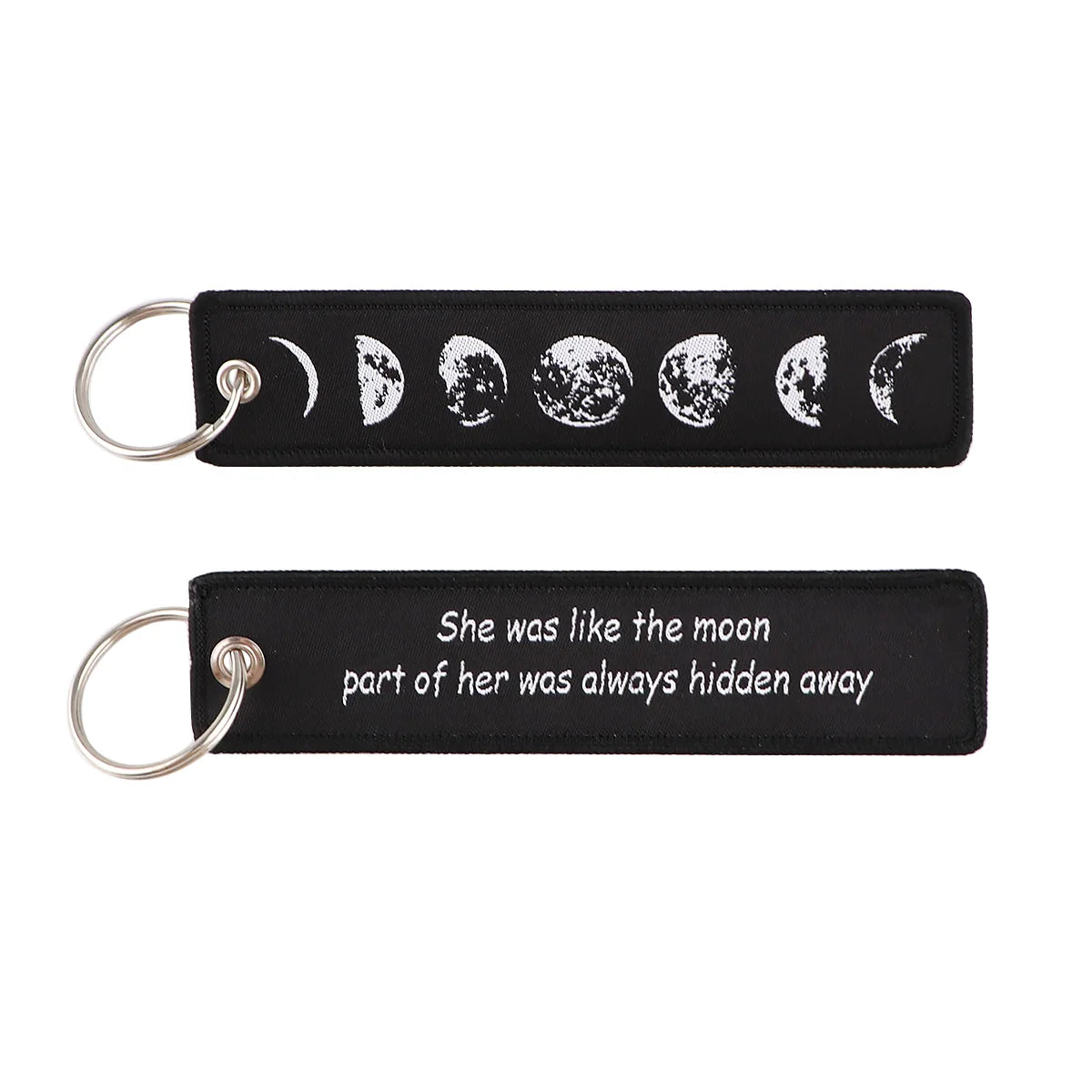 Van Gogh Art Oil Painting Embroidered Key Chain Key Fobs Key Tag For Motorcycles Cars Backpack Chaveiro Keychain Kering Gifts
