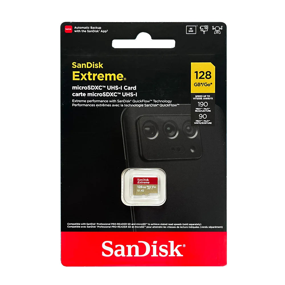 SanDisk MicroSD Memory Card 32GB MicroSDHC 64GB 128GB 256GB MicroSDXC C10 U1 V30 U3 TF Cards for Dash Cam Home Video Monitoring