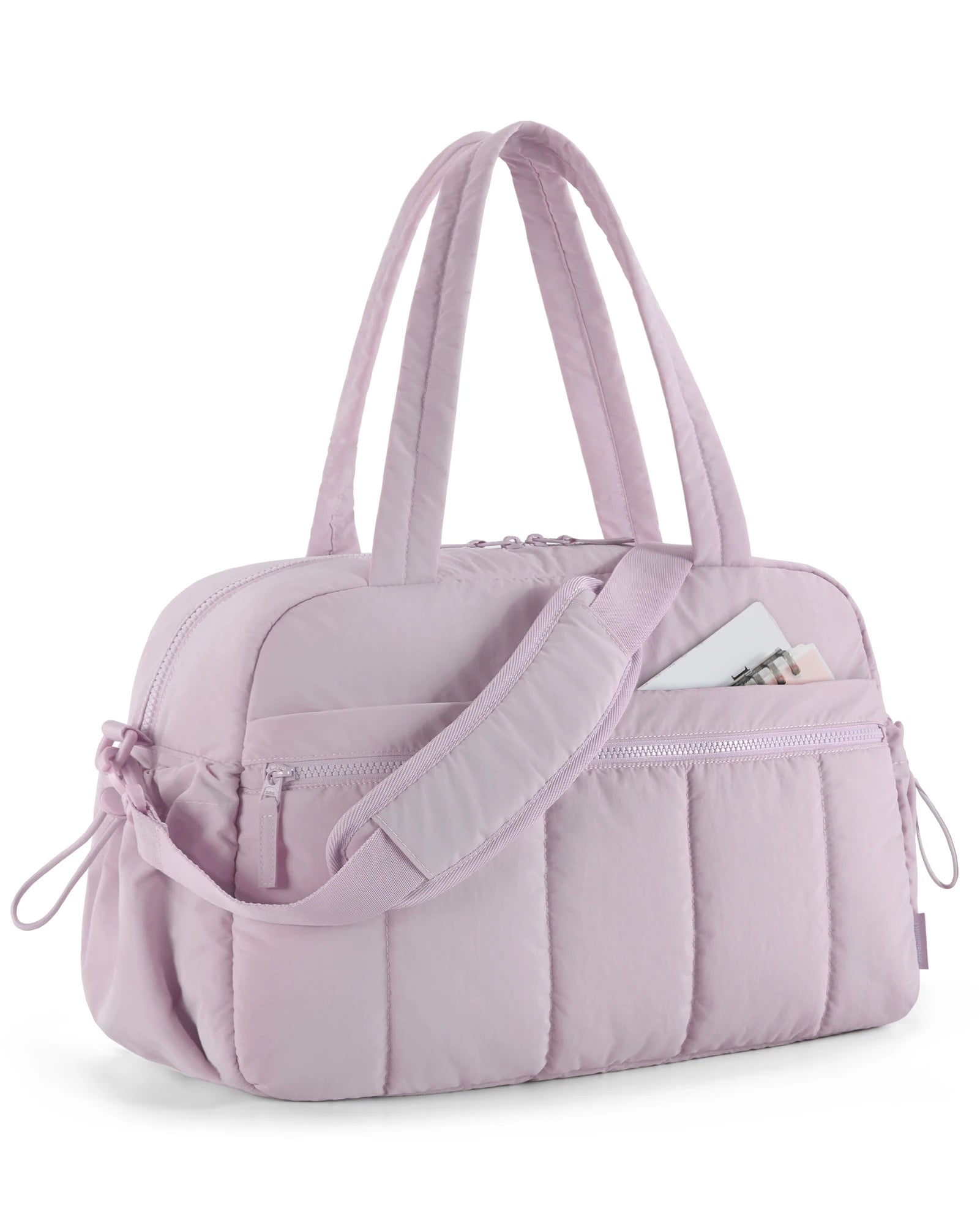 BAGSMART Women's Travel Duffel Bag Gym Bag with Wet Pocket Carry On Waterproof Weekender Boston Bag for Airport Cabin