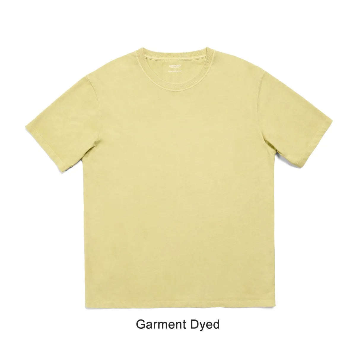 SIMWOOD 2026 Summer Autumn New Washed T-shirts Men Vintage 100% Cotton Tops Plus Size Brand Clothing