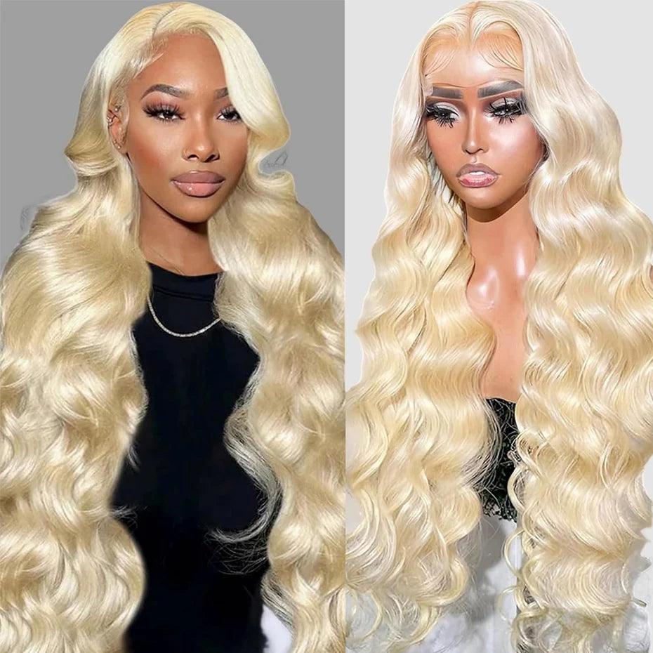 613 Blonde 13x6 Hd Lace Frontal Wig 30 Inches Body Wave Human Hair Wigs Raw Vietnamien 13x4 Lace Front Human Hair Wigs for Women