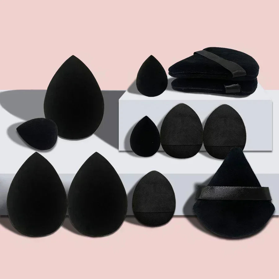12/14Pcs Makeup Sponge Cosmetic Puff Foundation Sponges Blender Beauty Egg Powder Puffs Make Up Accessories Women Makeup 2049