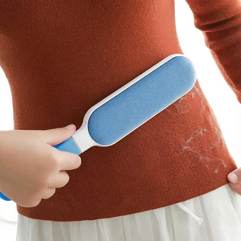 Double-Sided Pet Hair Remover, Manual Electrostatic Sticky Lint Brush, for Pet Cat, Clothing, Sofa, Furniture, Carpet Cleaning