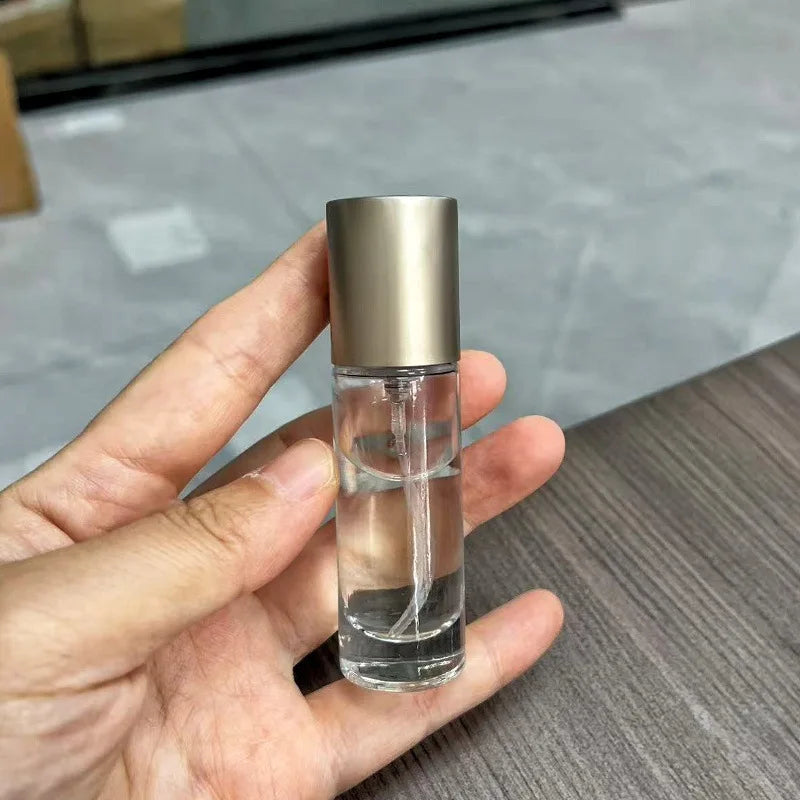 15pcs 10ML 15ml Bayonet Bottle Glass Mini Perfume Spray Bottle Empty Portable Atomizer for Travel Clear Cosmetic Sample Vials