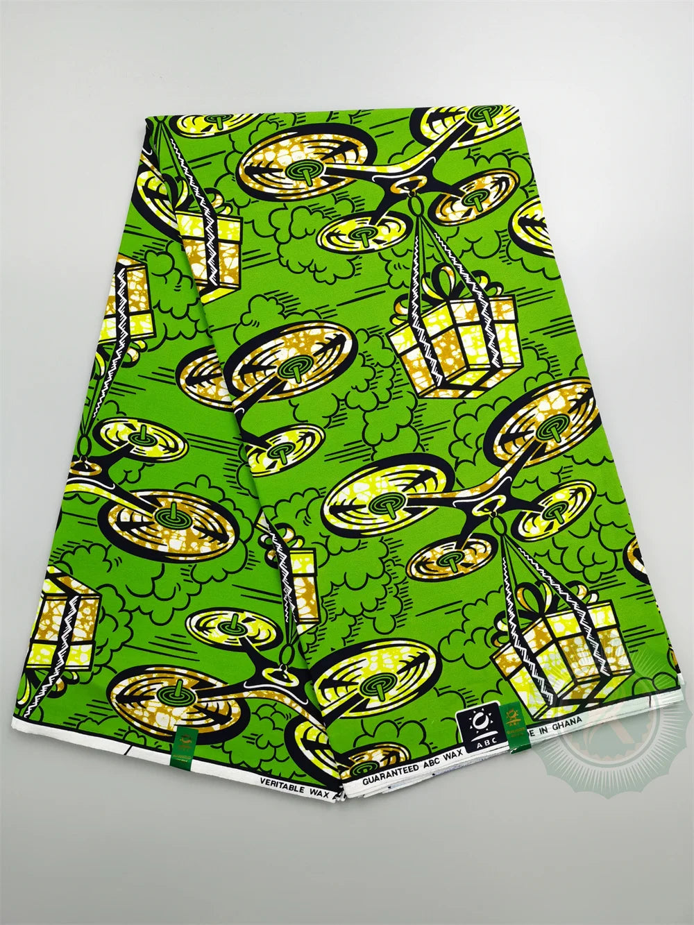 Prevalent African Wax Print Ankara Fabrics 100% Cotton Nigerian Style Patchwork Sewing Guaranteed Veritable Real Wax For Dresses