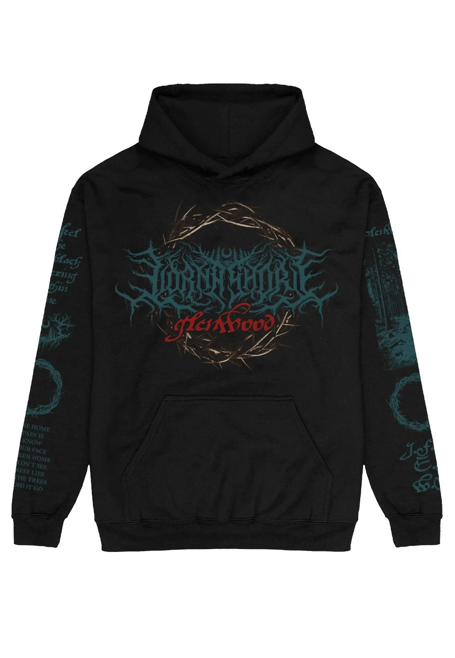 Symphonic Dead Core Band Lorna Shore Album Graphic Print Pullover Men Women Loose Casual Hoodie New Fashion Oversized Sweatshirt