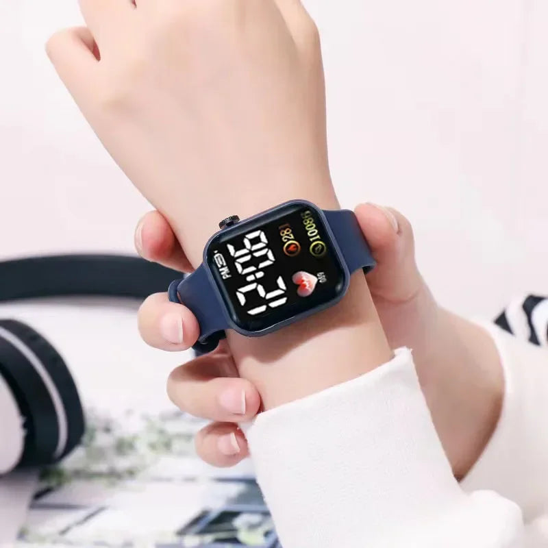 2026 New LED Electronic Watch Waterproof Digital Sports Wristwatch Fashion Casual Student Daily Outdoor Watch Relogio Feminino