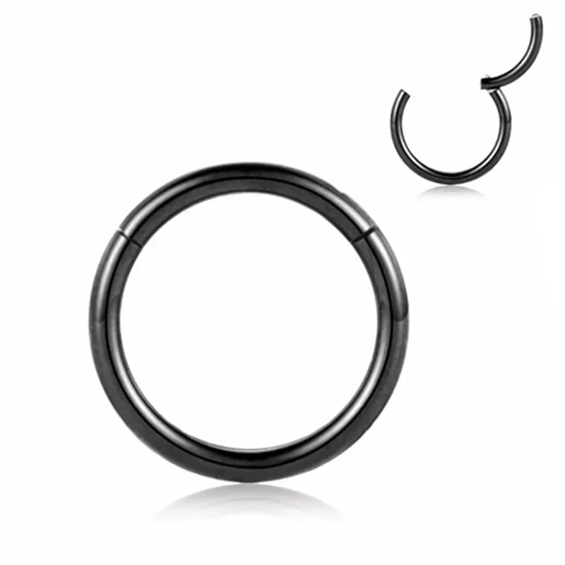 Simple Stainless Steel Nose Ring for Women Ear Tragus Cartilage Helix Piercing Lip Nariz Septum Ring Piercing Sexy Body Jewelry