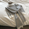 Women Blouse Shoulders Korean Style Knitted Shawl Fake Collar Cape Knotted Scarf Stripe Neck Guard Scarve Clothes Decoration