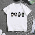 Stormtrooper Fans Kiss Rock Band Print Fashion Kids T shirt Girls Summer Tops Baby Boys Clothes Children Short Sleeve T-shirts