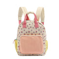 Dopamine Strawberry Print Student Backpack Large Capacity Cute Kids School Bag for Girls Sweet Kindergarten Bookbag for Children