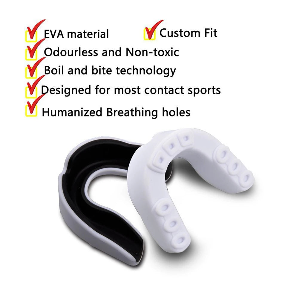 Mouth Guard Boxing Gum Shield MMA Martial Arts Mouth Guard Sports Mouthguard for Football Wrestling Hockey Lacrosse Boxing