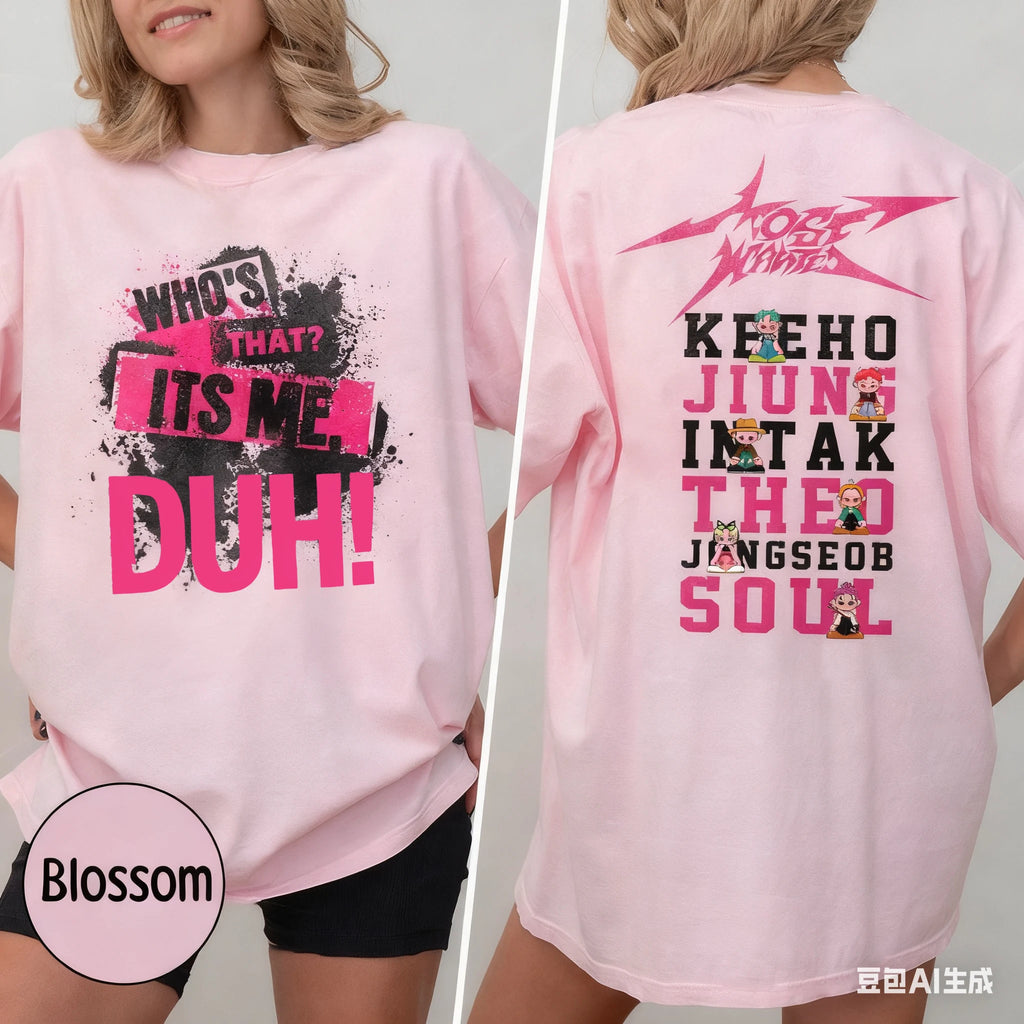 P1Harmony 2025 Tour Shirt Fan Gift Double sided Printed Tee Summer Women's Loose Breathable Cotton Short Sleeve Women's T-shirt