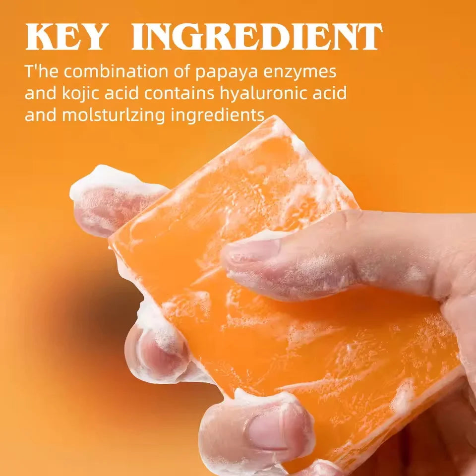 Kojic Acid Body Whitening Soap Deep Skin Bleaching Brighten Body Scrub Knees Intimate Parts Armpits White Nourishing Care Soap