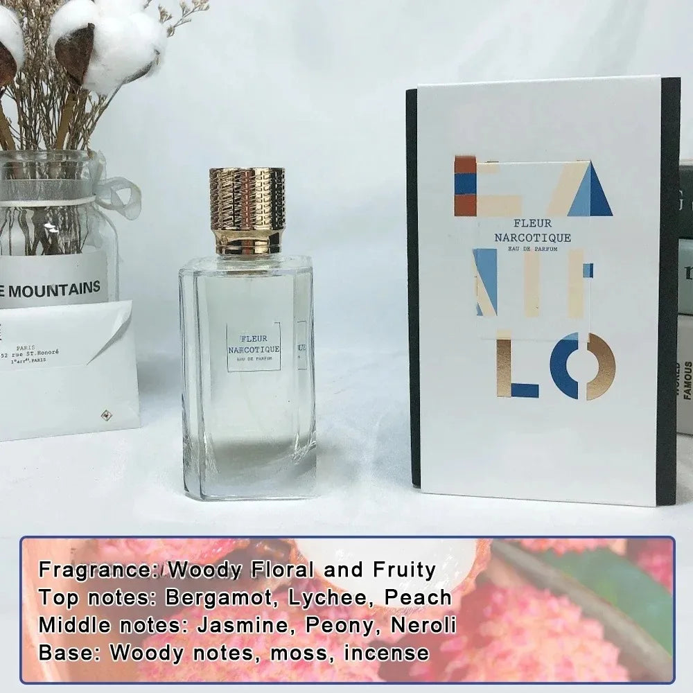 Mystique of The Blue Talisman 100ml Luxury Unisex Perfume Enchanting Woody Floral Scent with Pheromones, Long Lasting Cologne