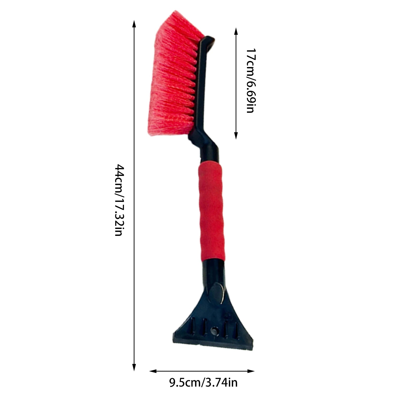 Car Snow Brush And Ice Scraper 2 In 1 Car Scraper Snow Brush Ergonomic Foam Grip Window Ice Scraper Snow Cleaner For Car SUV