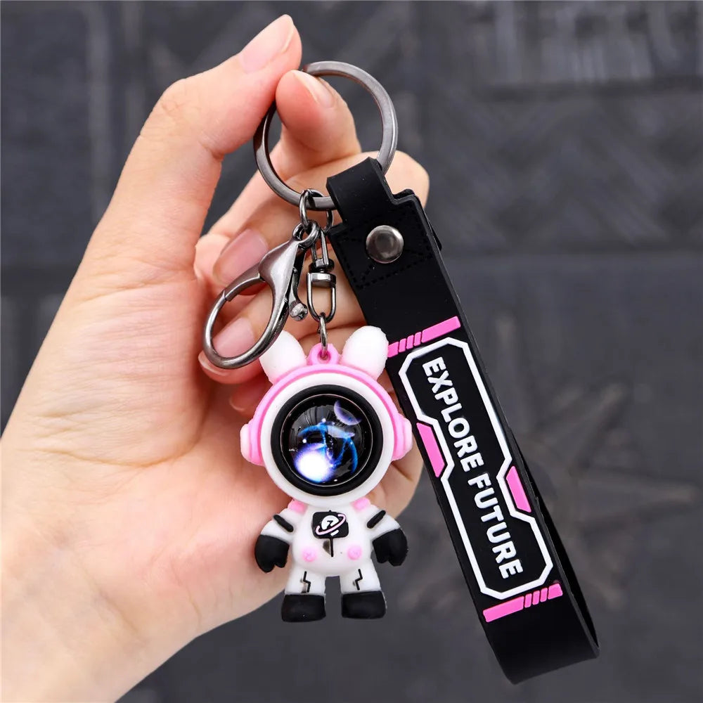 Astronauts Keyring Couple Doll Pendant Bag Keychain Pendant