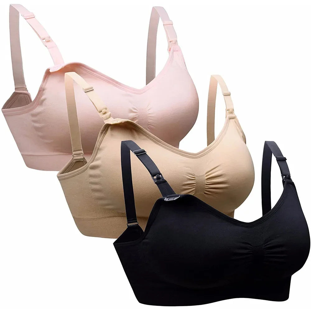 1/3pcs Breastfeeding Bras Maternity Nursing Bra