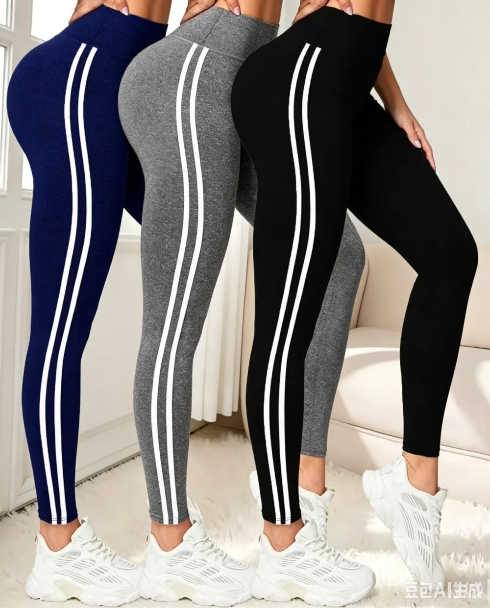 Womens's Leggings for Summer High Waist Butt Lifting Stretchy quick drying Tummy Control Soft Workout Yoga Pants for Gym Running