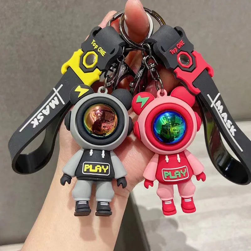Astronauts Keyring Couple Doll Pendant Bag Keychain Pendant