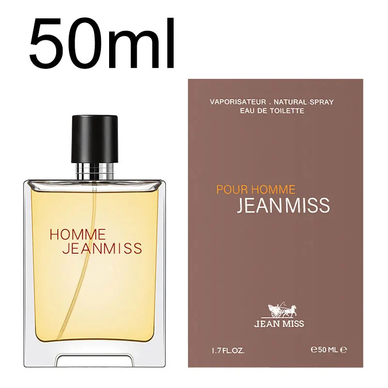 Men's 50ml/100ml Fresh Energetic Spicy Fougere Cologne Perfume - Earthy Woody Long-Lasting Parfum for Dating Deodorants