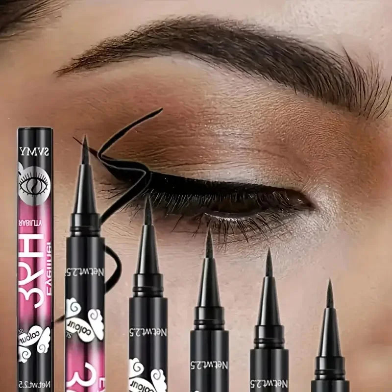 12 PCS Hot Make Up Ultimate Black Liquid Eyeliner Long-lasting Waterproof