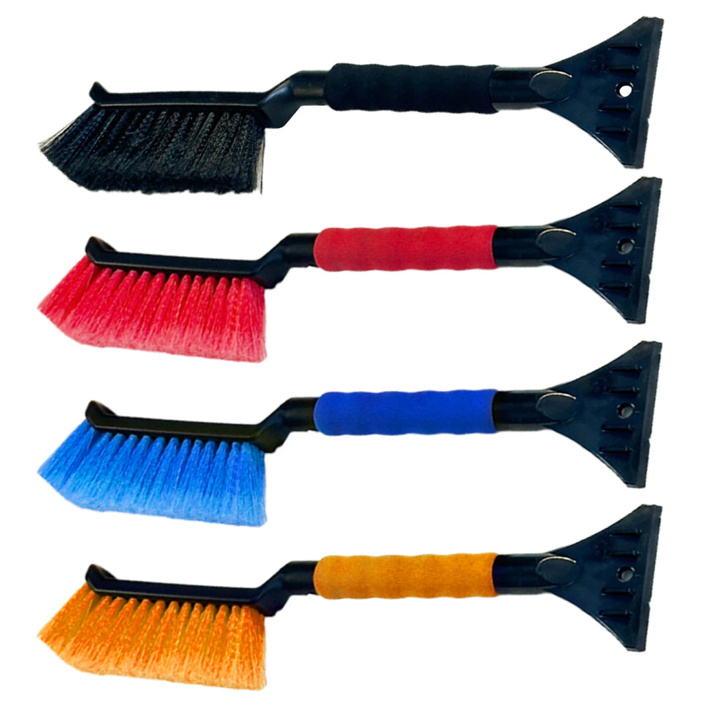 Car Snow Brush And Ice Scraper 2 In 1 Car Scraper Snow Brush Ergonomic Foam Grip Window Ice Scraper Snow Cleaner For Car SUV