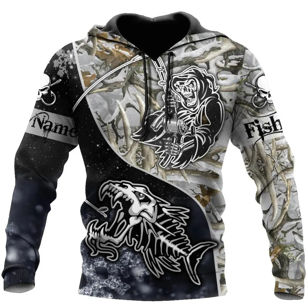 Fashion Men Hoodie Cool Carp Fishing 3D Printed Harajuku Sweatshirt Unisex Casual Pullover hoodies sudadera hombre