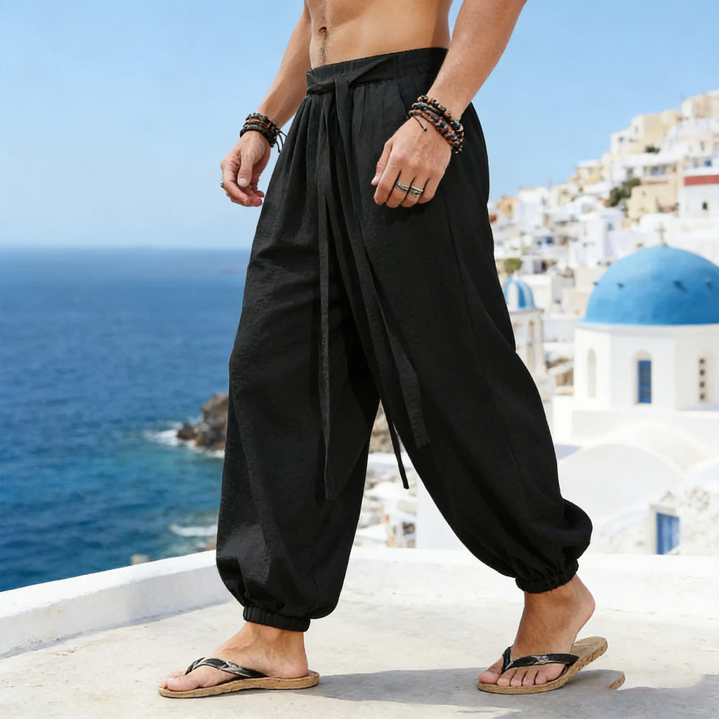 FGKKS Brand New Men Pants Fashion Casual Holiday Comfortable Cotton Loose Style Spring Pants Man Traveling Trousers
